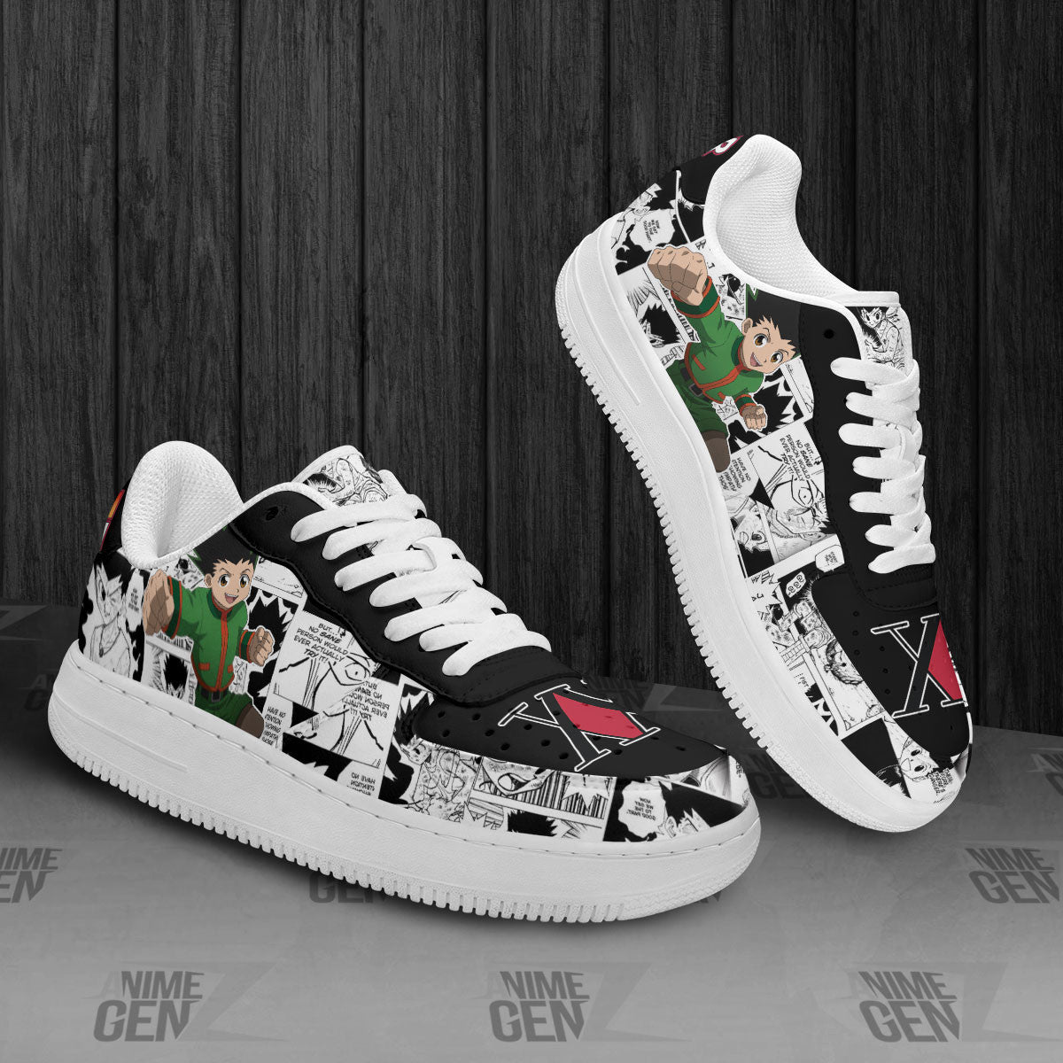Hunter x Hunter Gon Freecss Air Sneakers Custom Anime Shoes