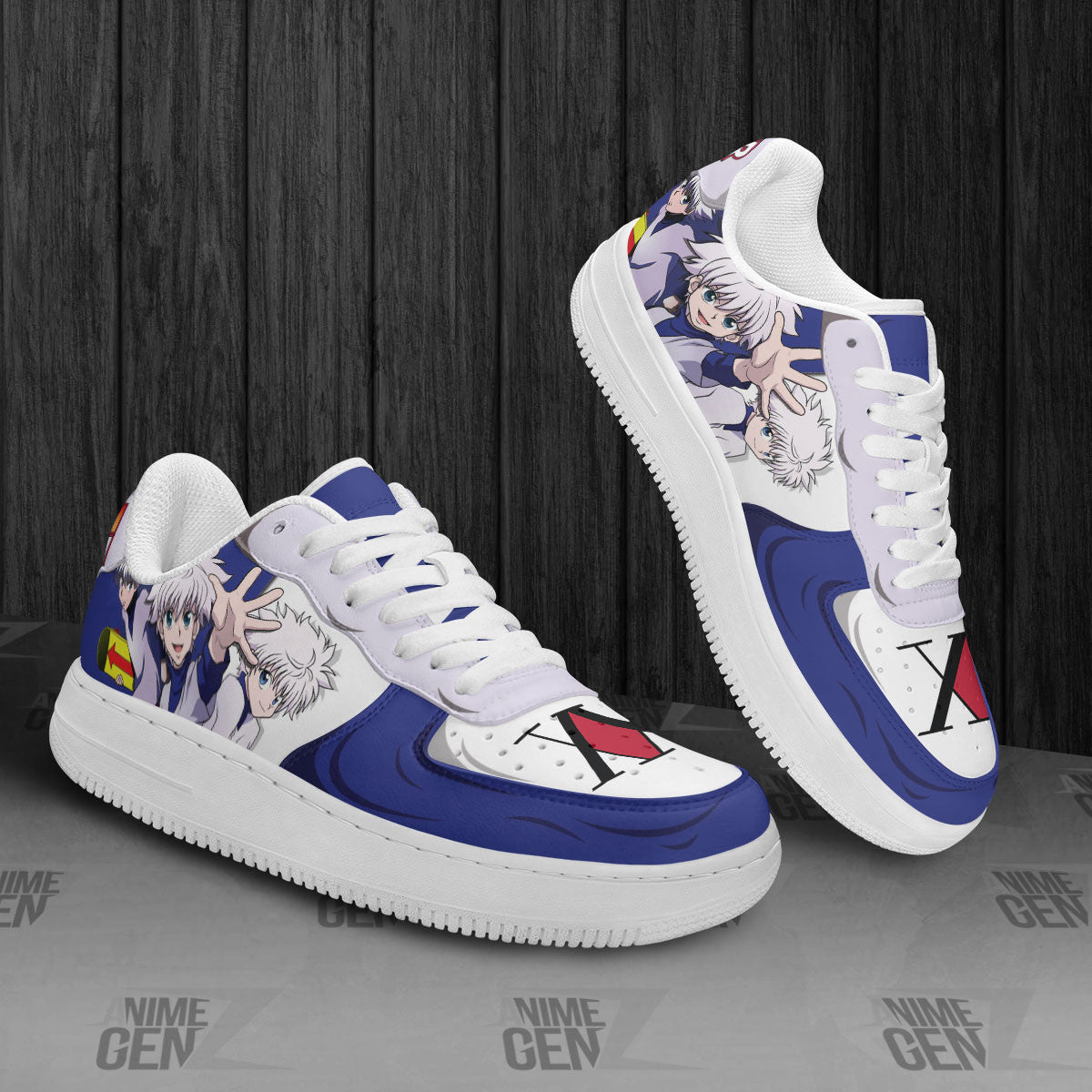 Hunter x Hunter Zoldyck Killua Air Sneakers Custom Anime Shoes