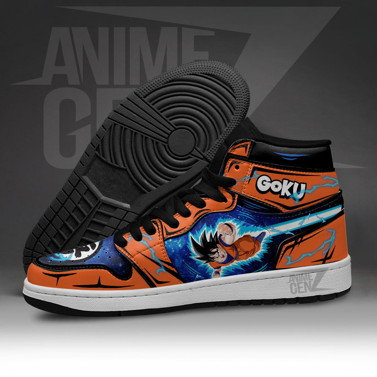 Dragon Ball Son Goku Flying JD Sneakers Custom Anime Shoes