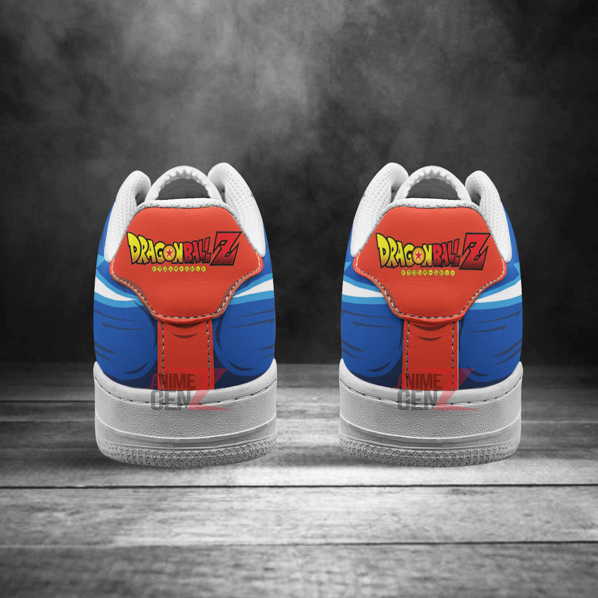 Dragon Ball Goku Super Saiyan Blue Air Sneakers Custom Anime Shoes
