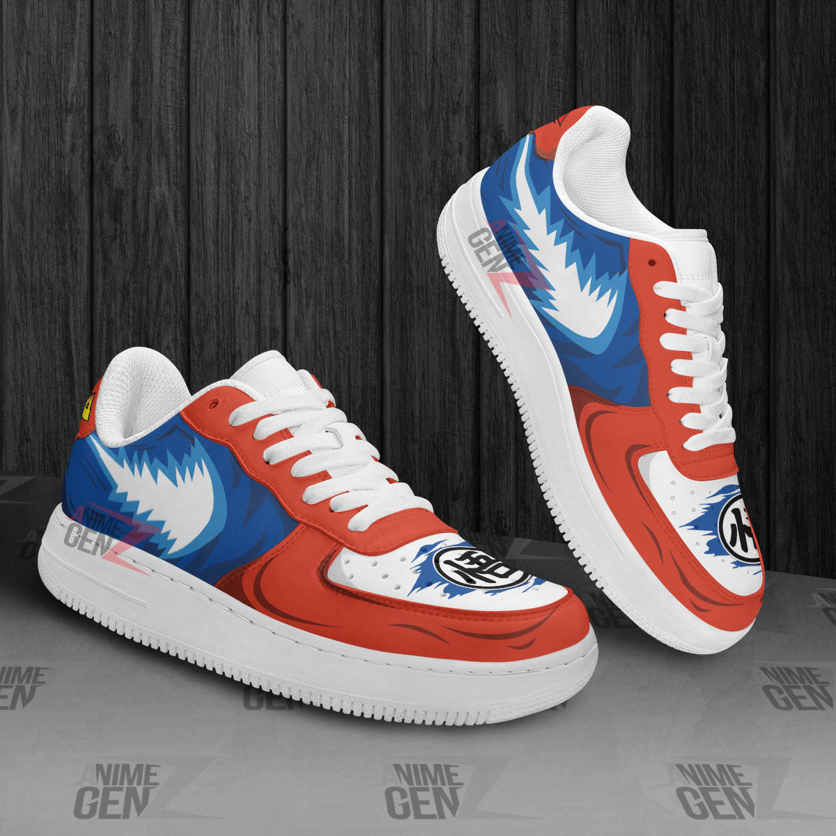 Dragon Ball Goku Super Saiyan Blue Air Sneakers Custom Anime Shoes