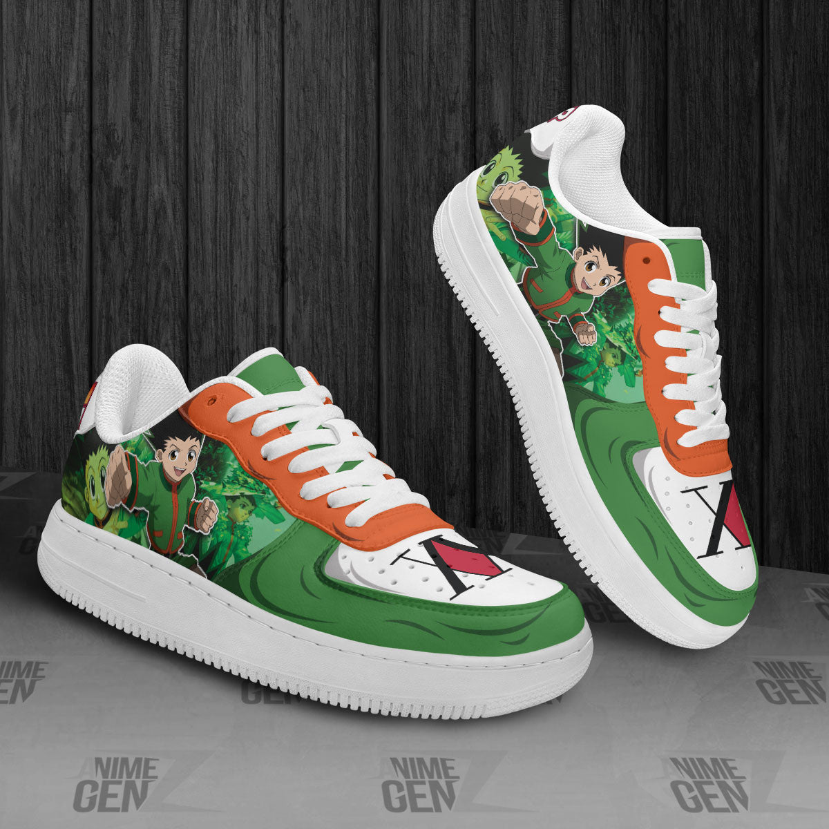 Hunter x Hunter Gon Freecss Air Sneakers Custom Anime Shoes