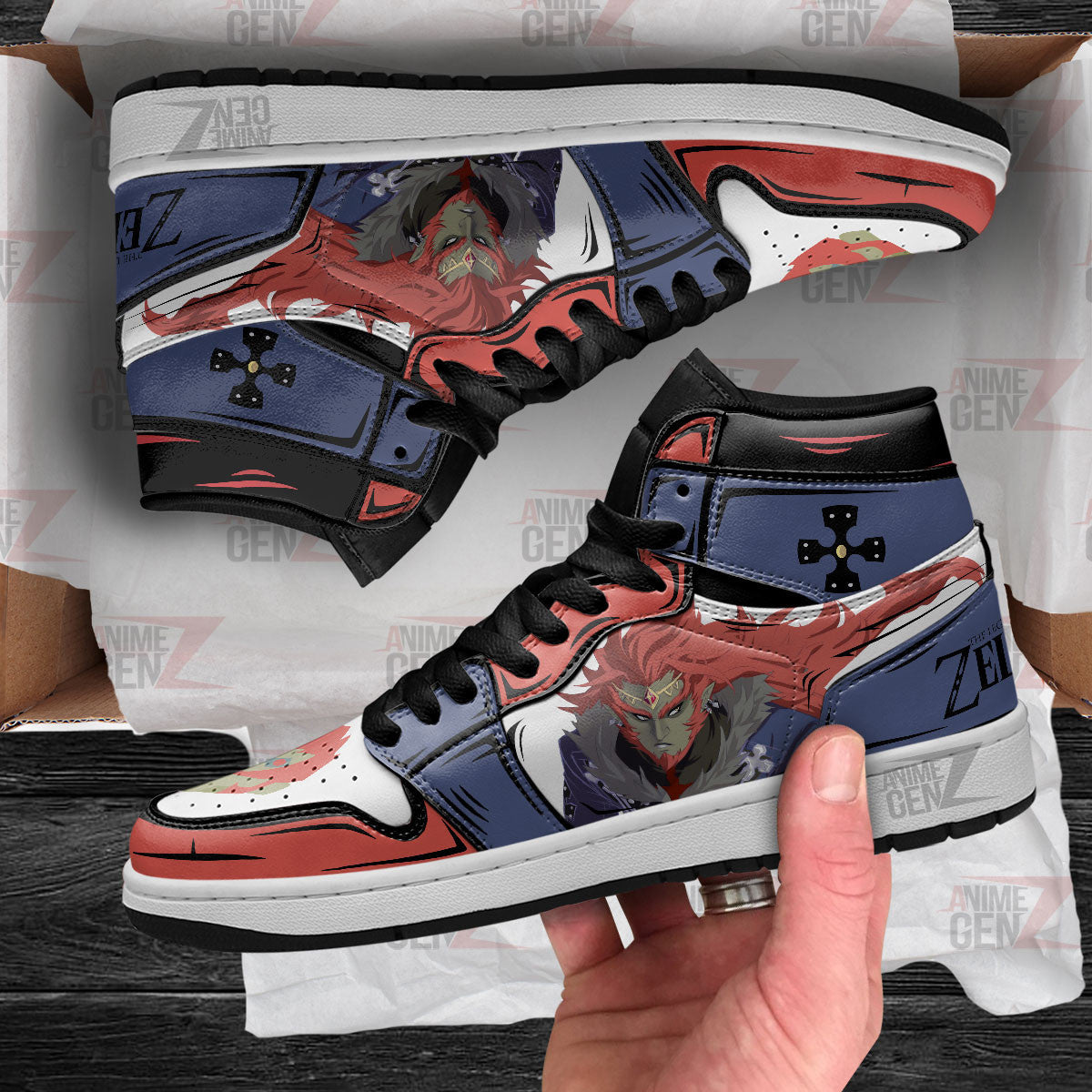 Legend Of Zelda Ganondorf JD Sneakers Custom Anime Shoes