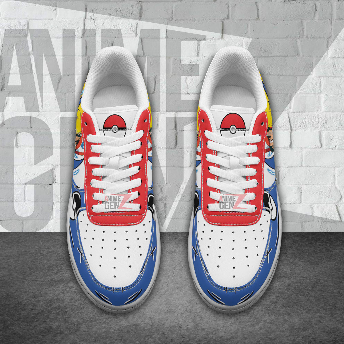 Pokemon Satoshi Air Sneakers Custom Anime Shoes