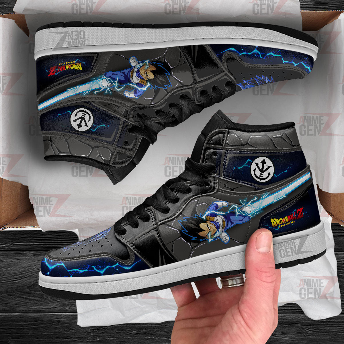 Dragon Ball Vegeta JD Sneakers Custom Anime Shoes