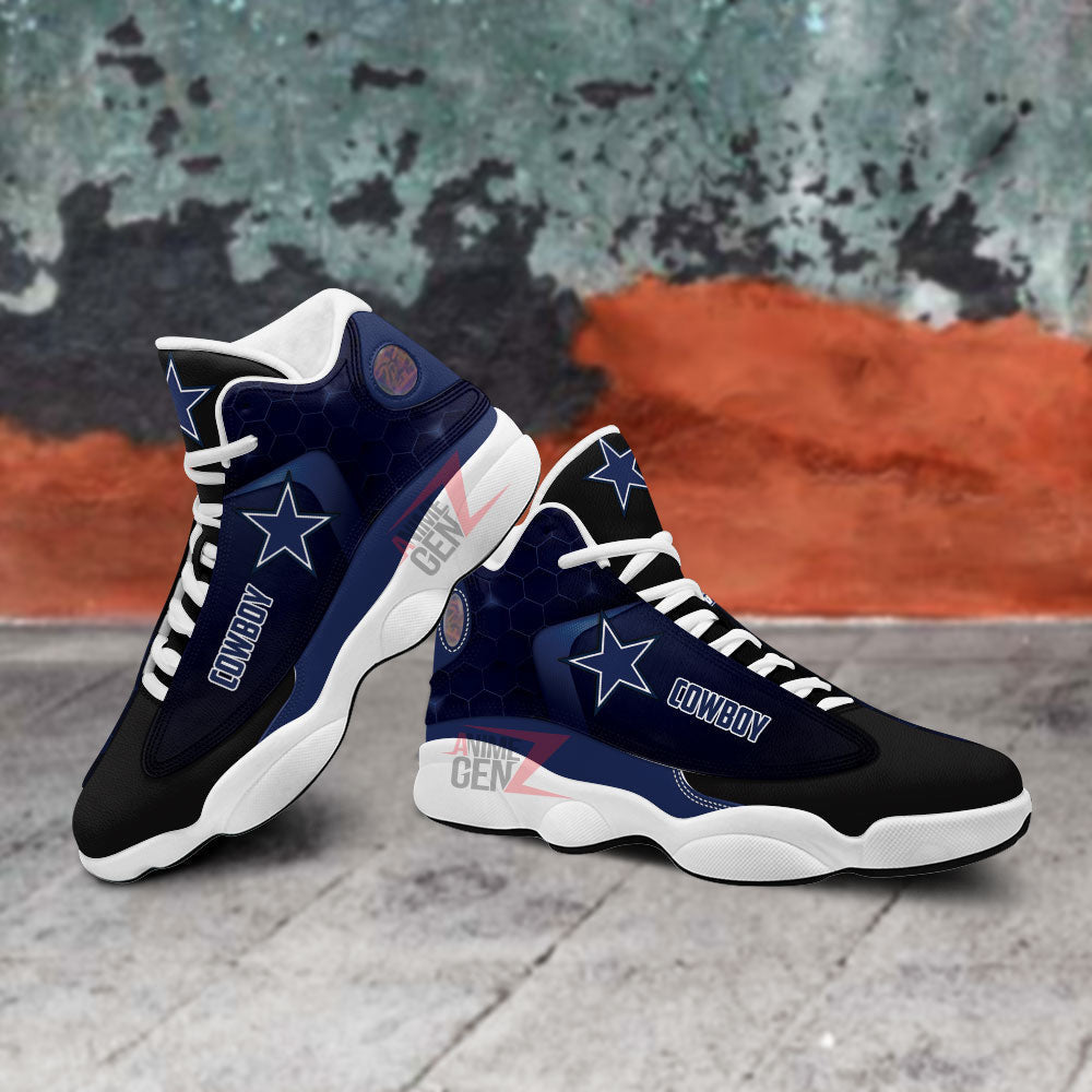 Dallas Cowboy Air Jordan 13 Sneakers NFL Custom Sport Shoes