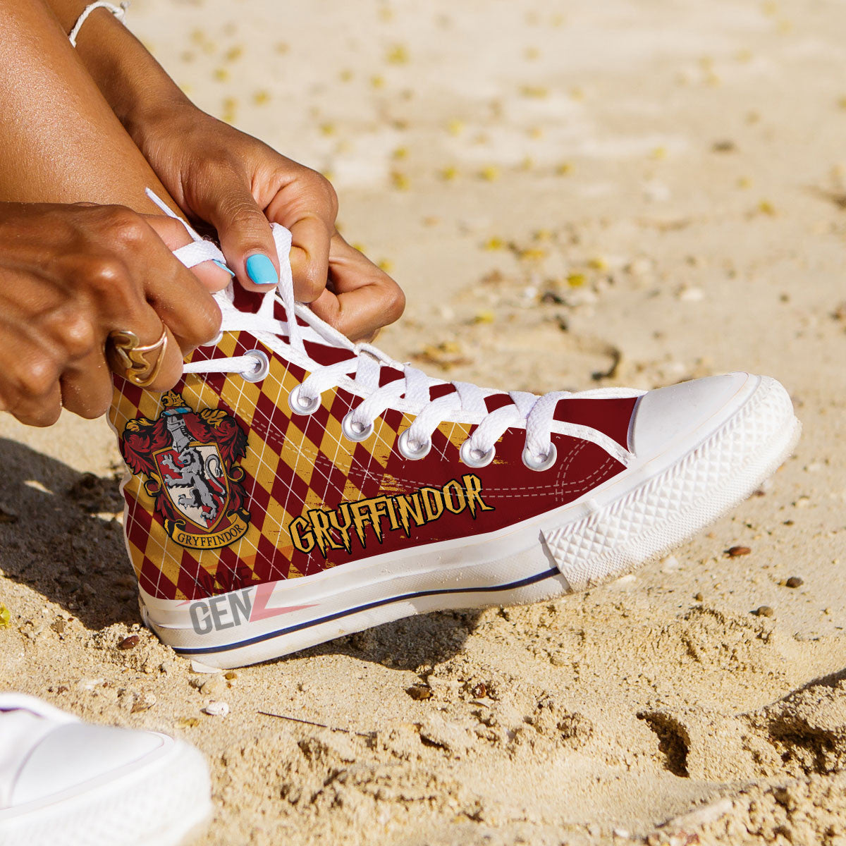 Harry Potter Gryffindor High Top Shoes Custom Anime Shoes