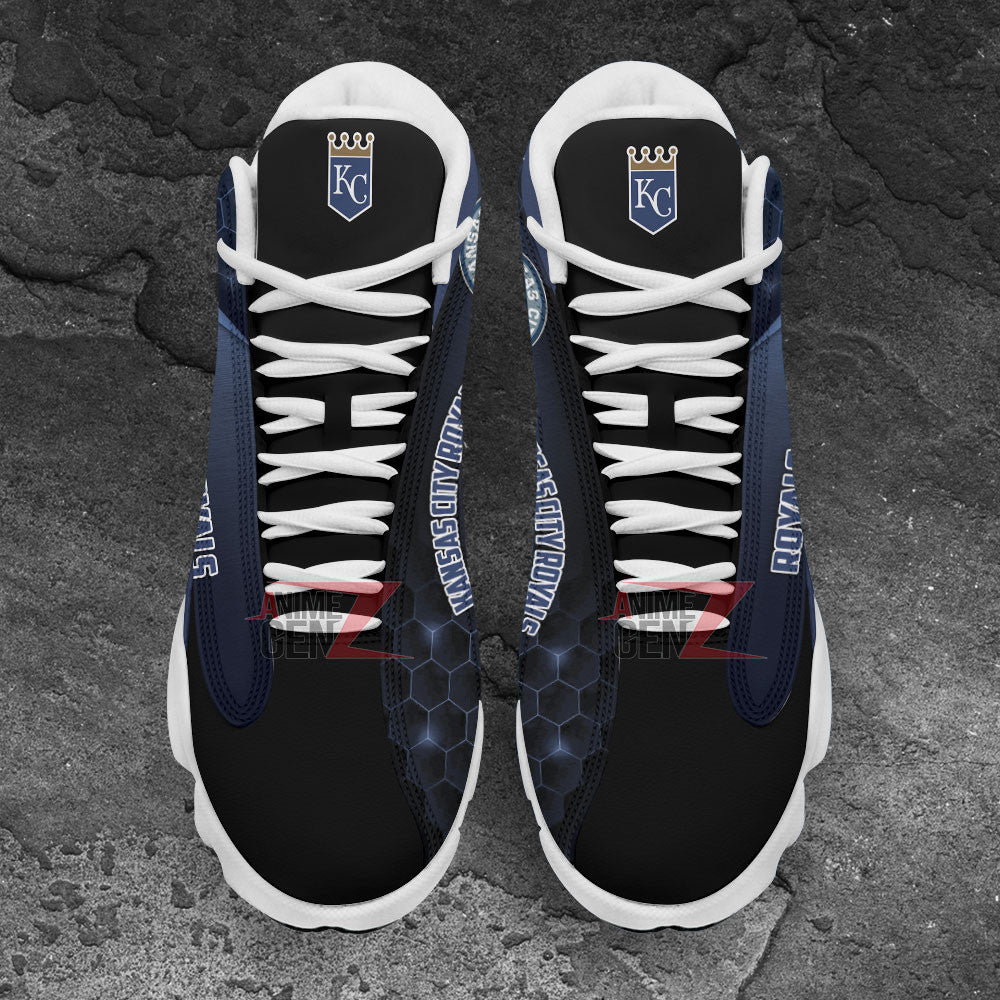 Kansas City Royals Air Jordan 13 Sneakers MLB Custom Sports Shoes