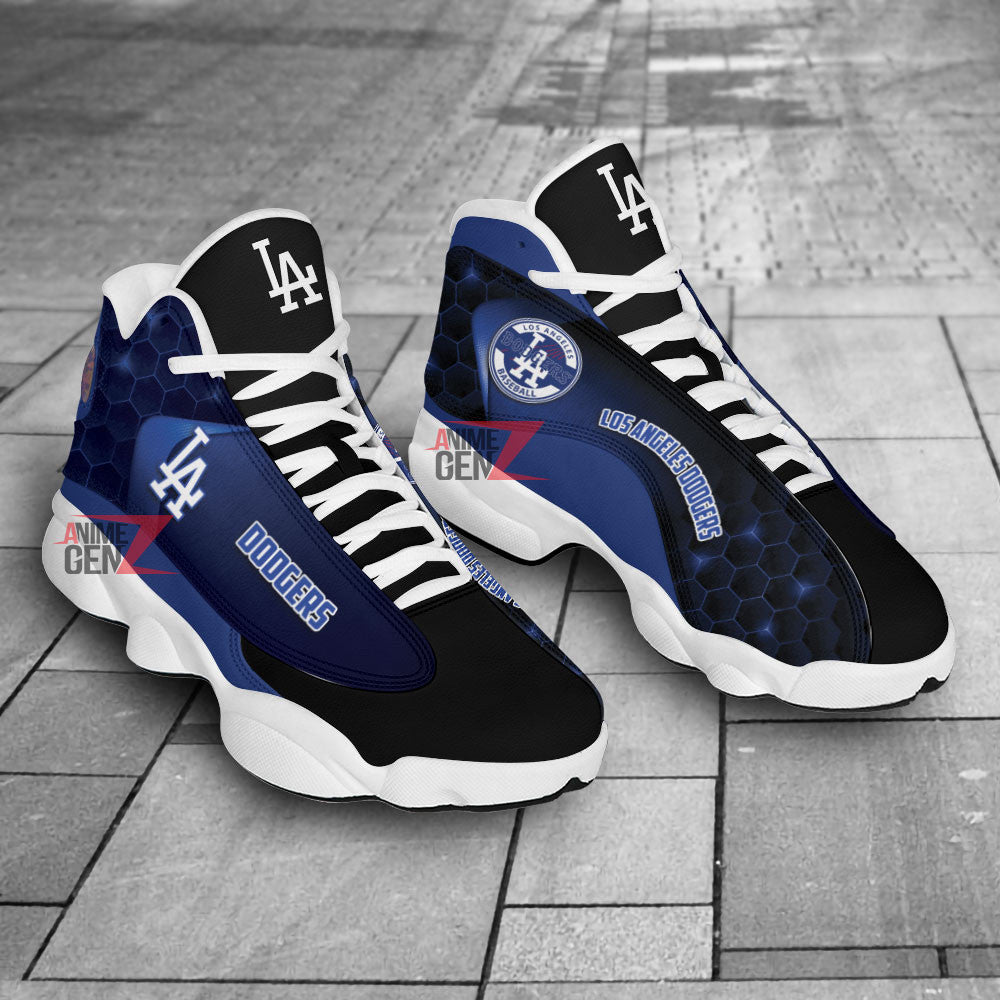 Los Angeles Dodgers Air Jordan 13 Sneakers MLB Custom Sports Shoes