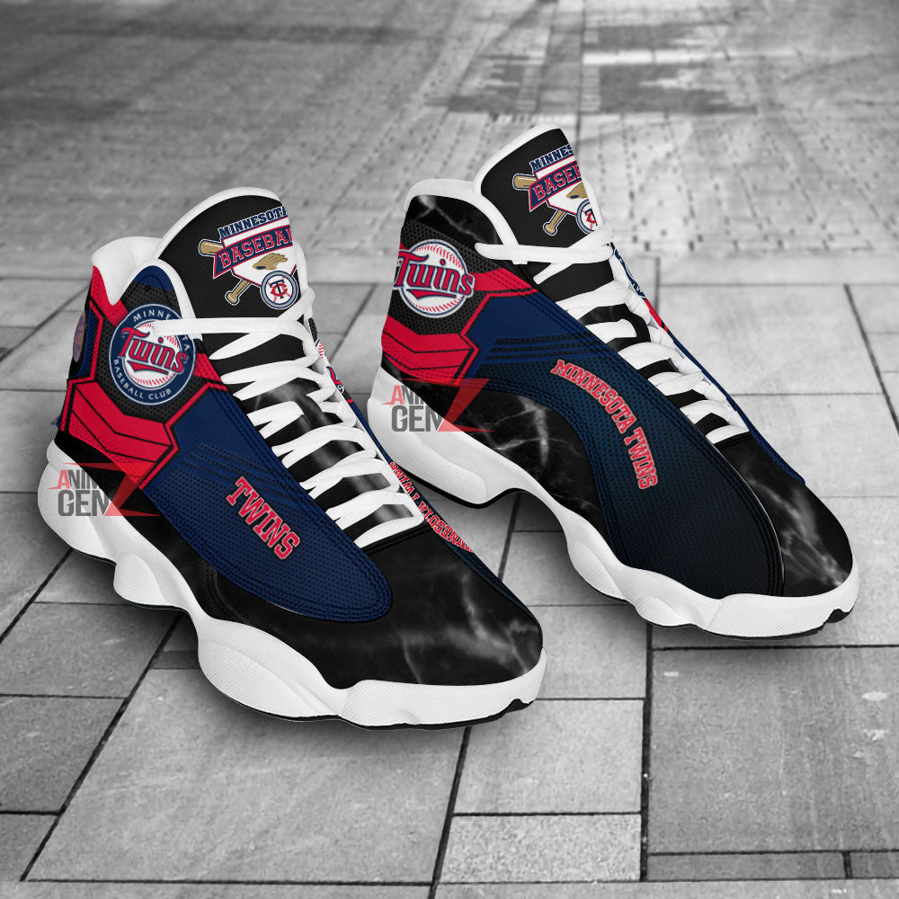 Minnesota Twins Air Jordan 13 Sneakers MLB Baseball Custom Sports Shoes