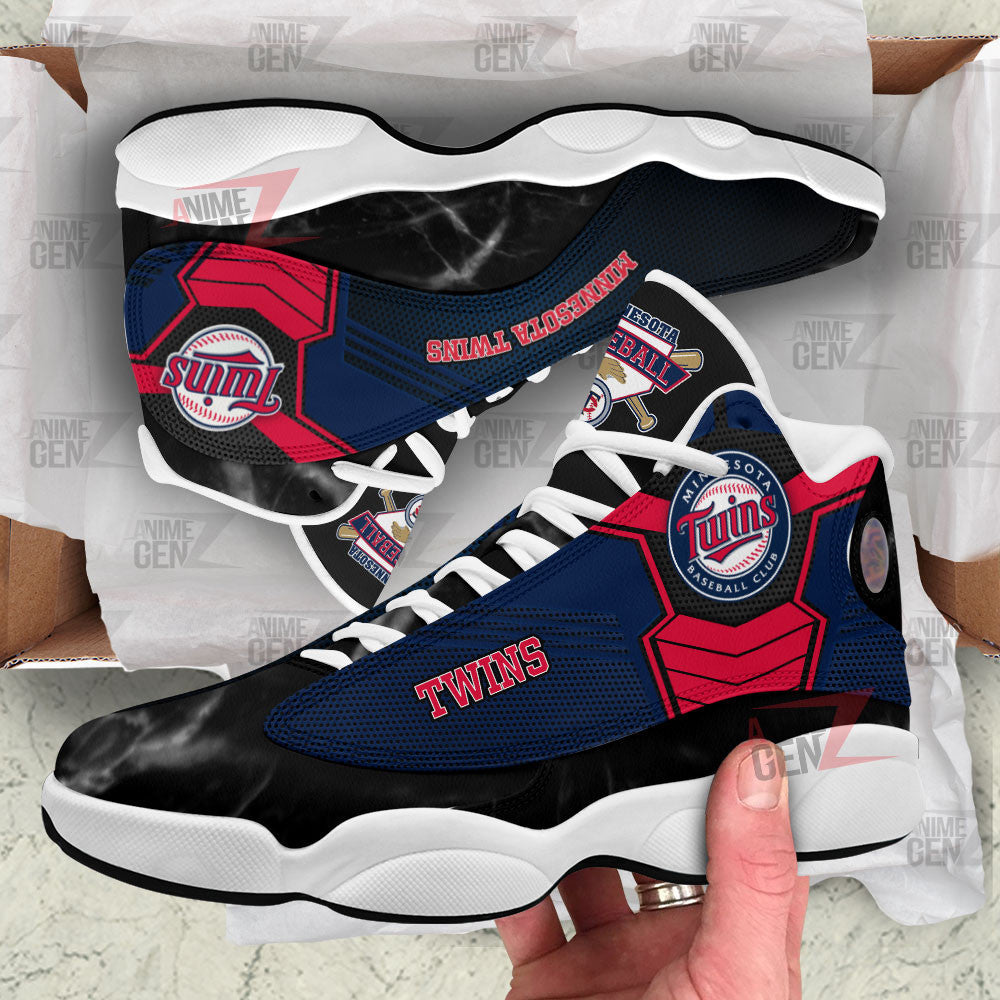 Minnesota Twins Air Jordan 13 Sneakers MLB Baseball Custom Sports Shoes