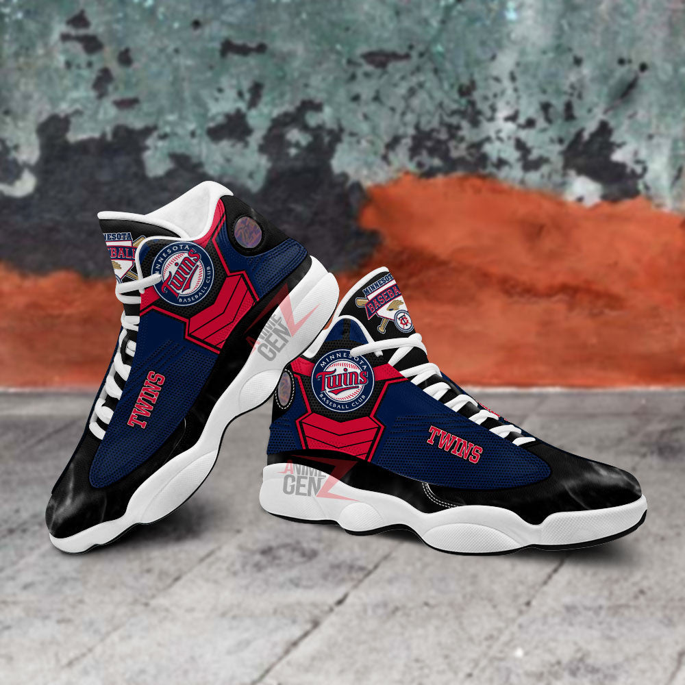 Minnesota Twins Air Jordan 13 Sneakers MLB Baseball Custom Sports Shoes