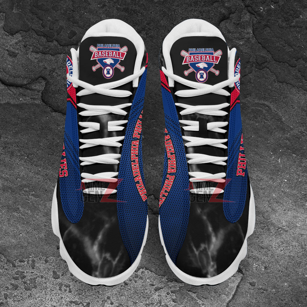 Philadelphia Phillies Air Jordan 13 Sneakers MLB Baseball Custom Sports Shoes