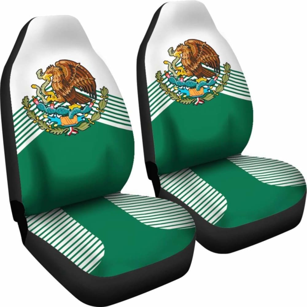 Mexico Green Coat Of Arms Car Seat Covers