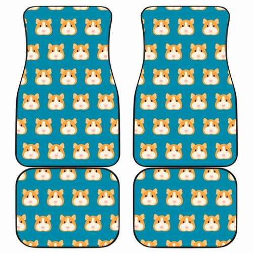 Guinea Pig Pattern Print Design Front And Back Car Mats