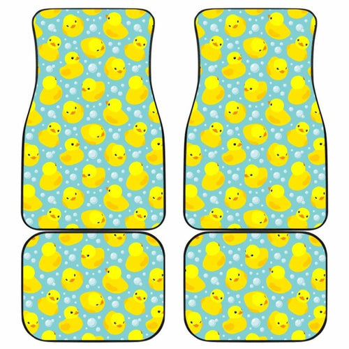 Duck Pattern Print Design Front And Back Car Mats