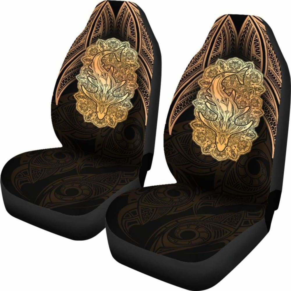 Wild Shark Polynesian Car Seat Covers -