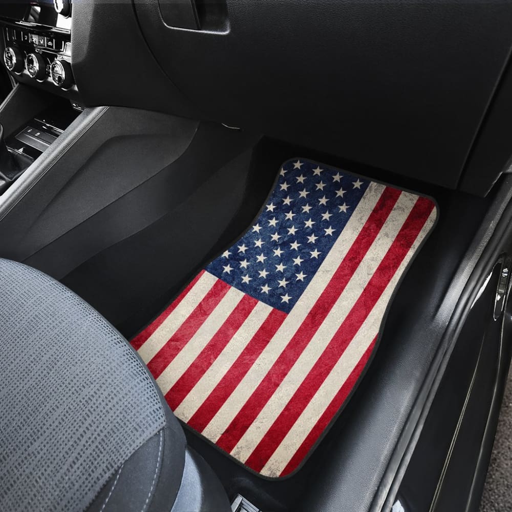 Patriotic American Flag Car Floor Mats
