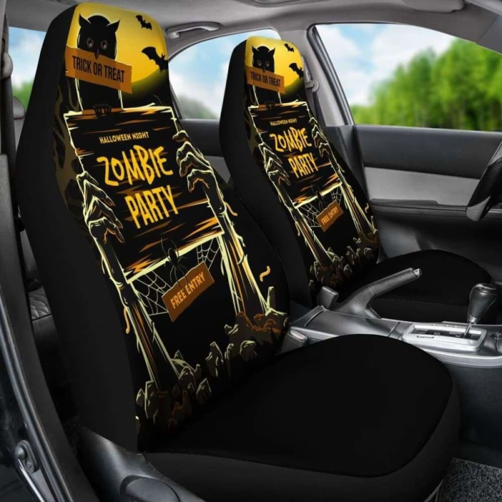 Zombie Party Halloween Car Seat Covers