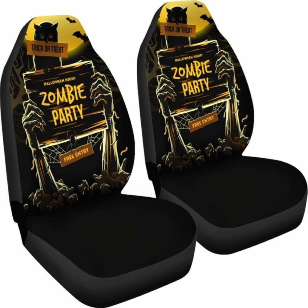 Zombie Party Halloween Car Seat Covers
