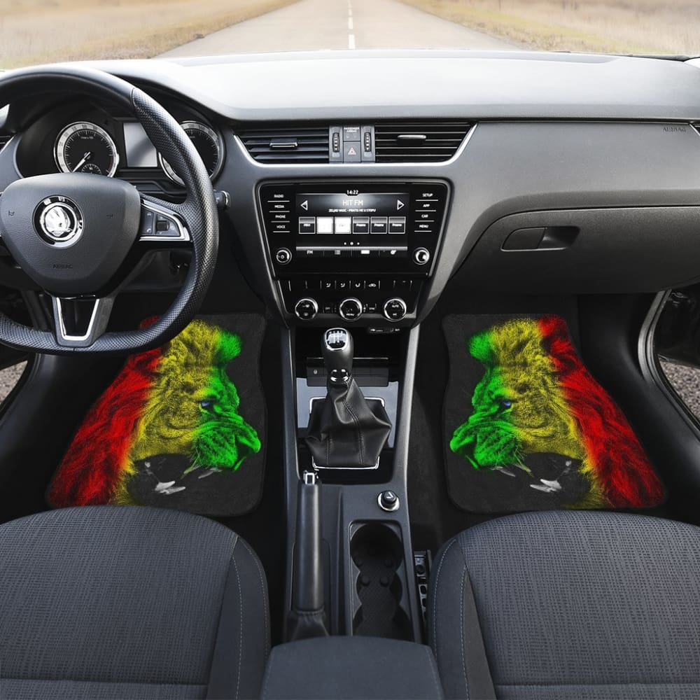 Amazing Gift Ideas Rasta Lion Roaring Car Floor Mats