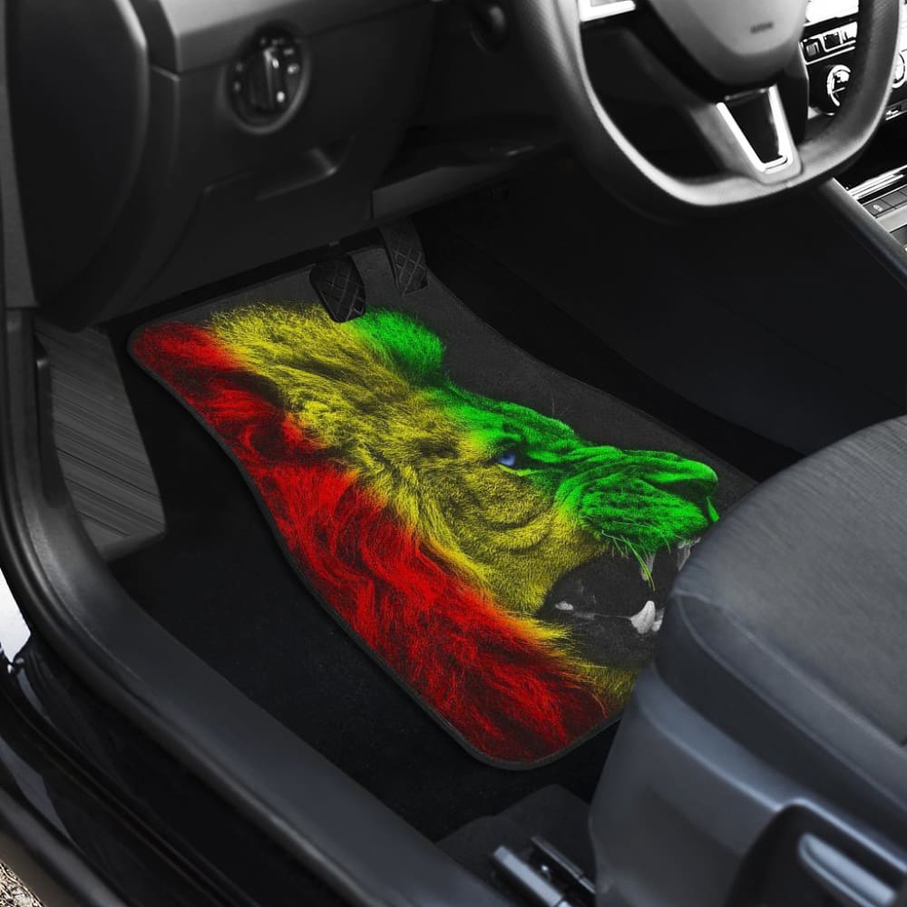 Amazing Gift Ideas Rasta Lion Roaring Car Floor Mats
