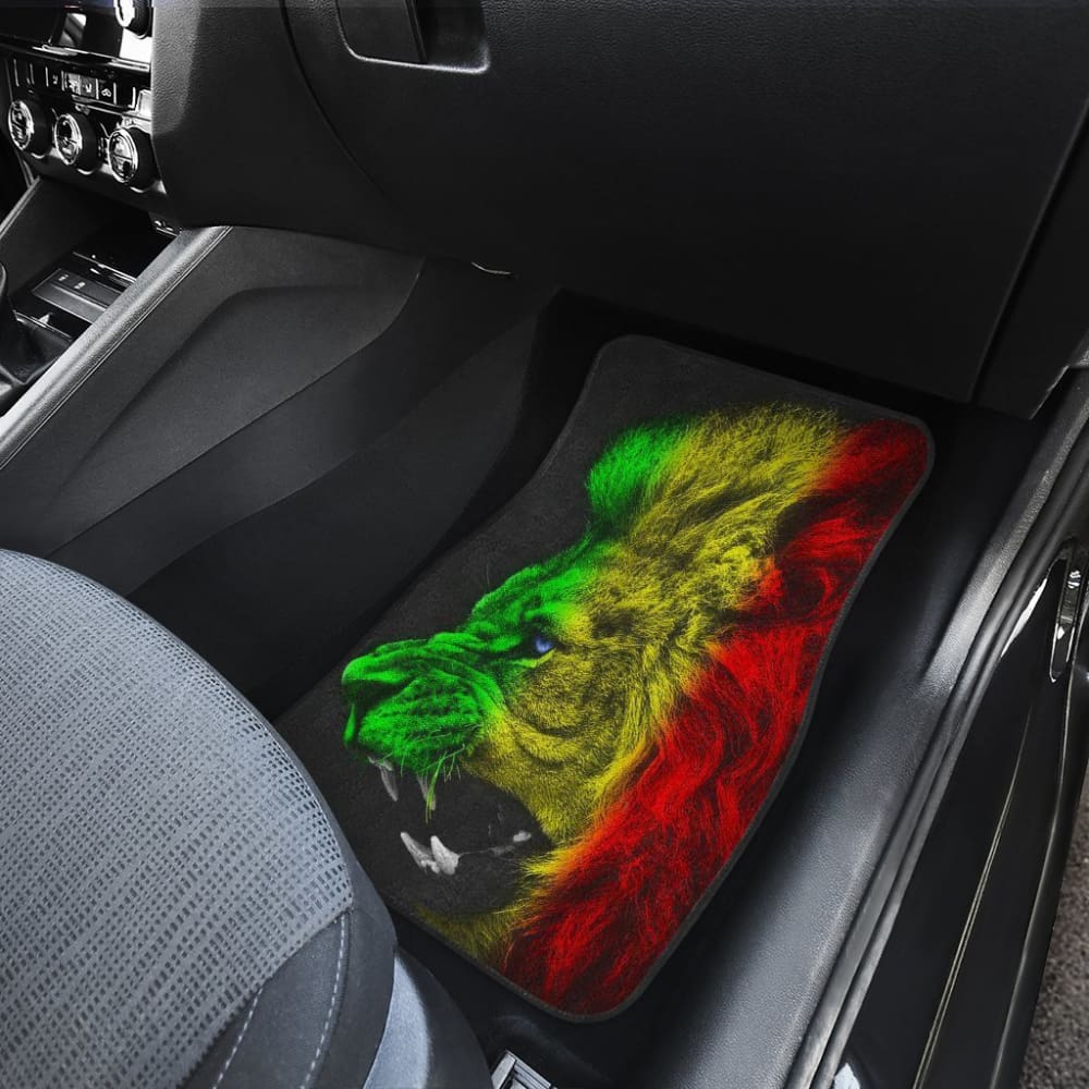 Amazing Gift Ideas Rasta Lion Roaring Car Floor Mats
