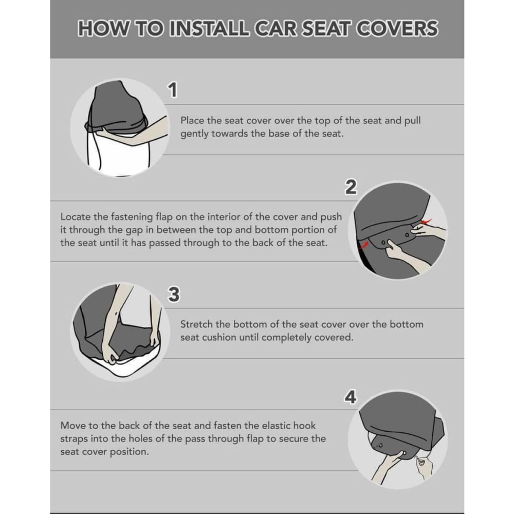 Zebra Print Car Seat Covers