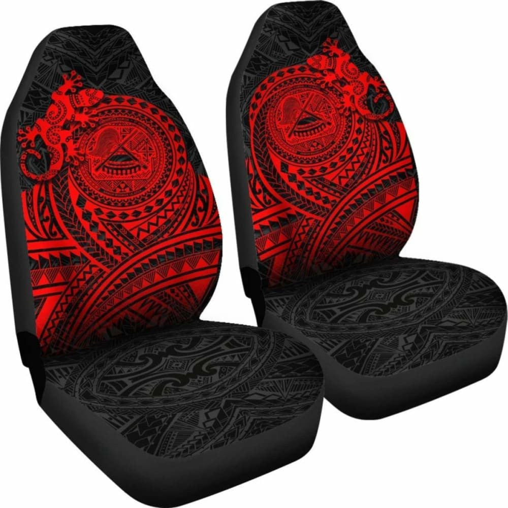 American Samoa Car Seat Covers - Polynesian Lizard -
