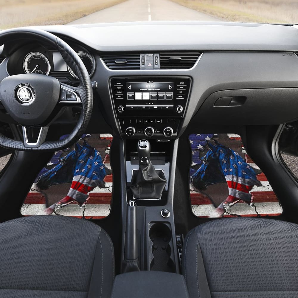 American Horse Amazing Gift for Horse Lovers Car Floor Mats