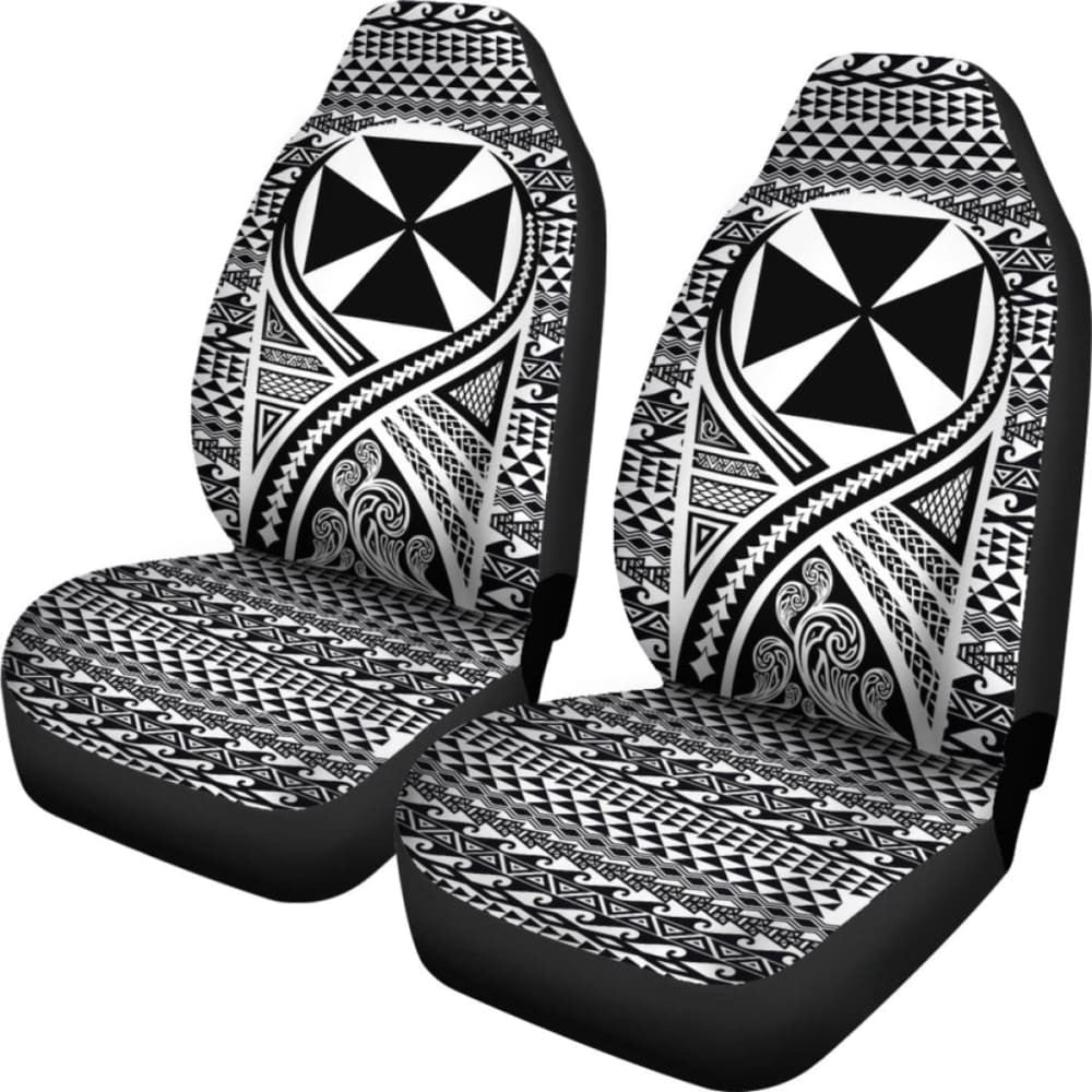 Wallis And Futuna Car Seat Cover Lift Up Black