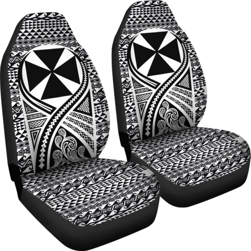 Wallis And Futuna Car Seat Cover Lift Up Black