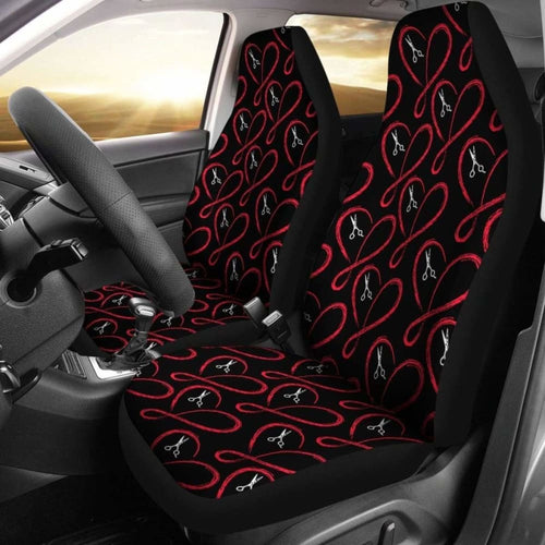 Love Infinity Hairstylist Car Seat Covers