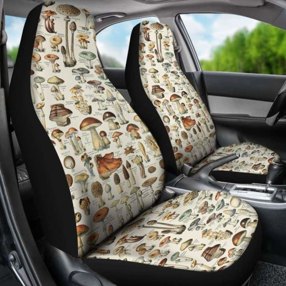 Champignons Mushroom Car Seat Cover