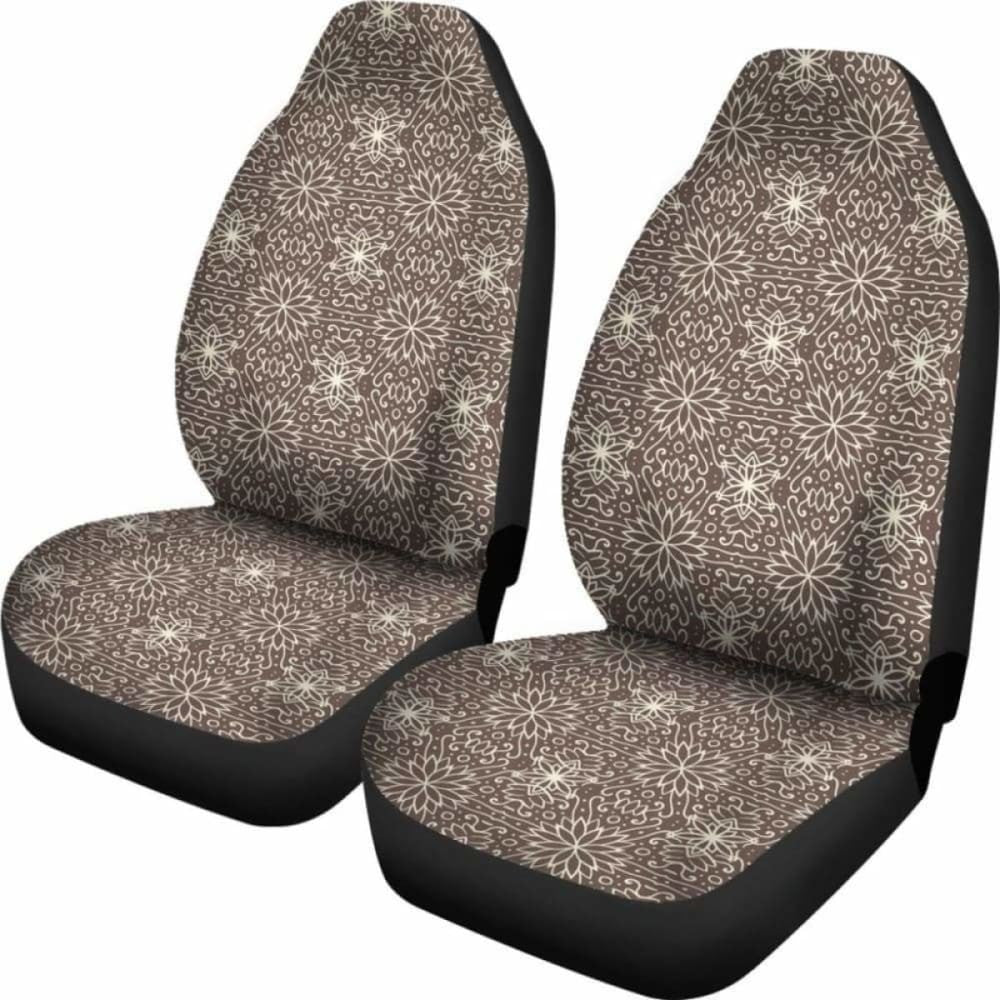 Retro Vintage Floral Custom Car Seat Covers