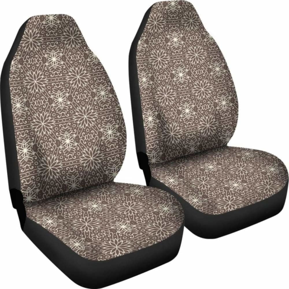 Retro Vintage Floral Custom Car Seat Covers