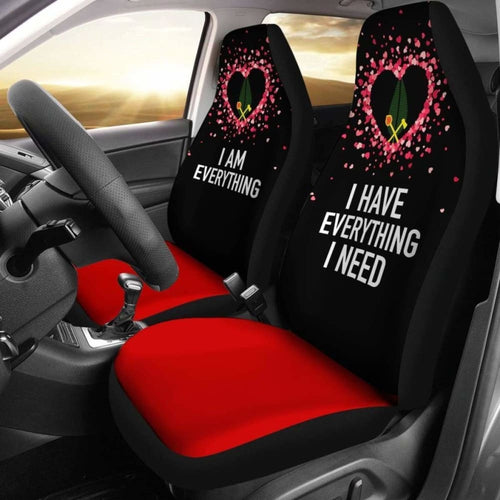 (Alo) Wallis And Futuna Car Seat Covers Couple Valentine Everthing I Need (Set Of Two)
