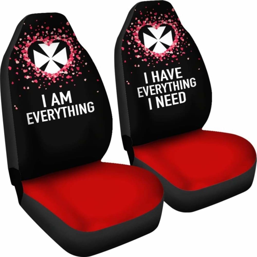 Wallis And Futuna Car Seat Covers Couple Valentine Everthing I Need (Set Of Two)