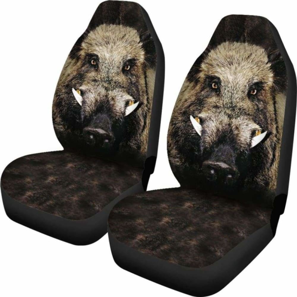 Wild Boar Car Seat Cover