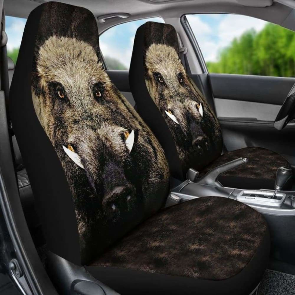 Wild Boar Car Seat Cover