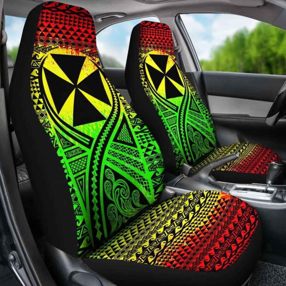 Wallis And Futuna Car Seat Cover Lift Up Reggae