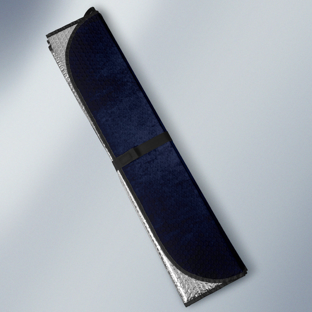Navy Blue Grunge Car Auto Sun Shades