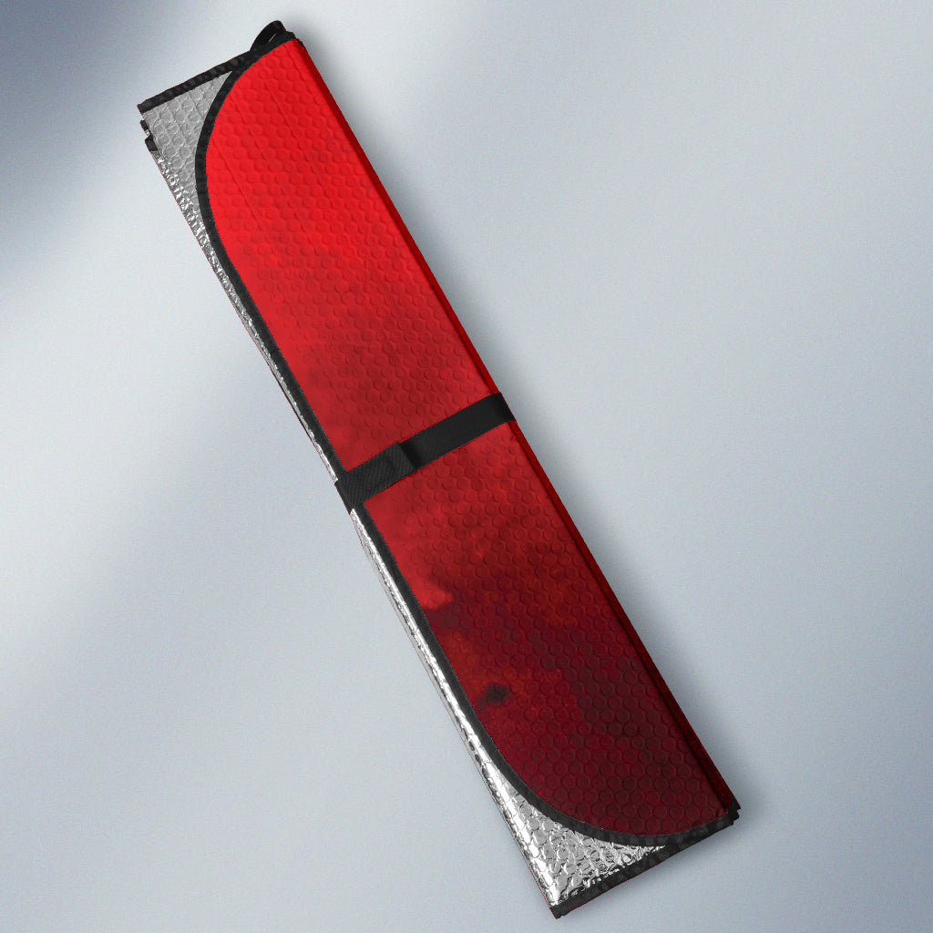 Red Ombre Car Auto Sun Shades Watercolor