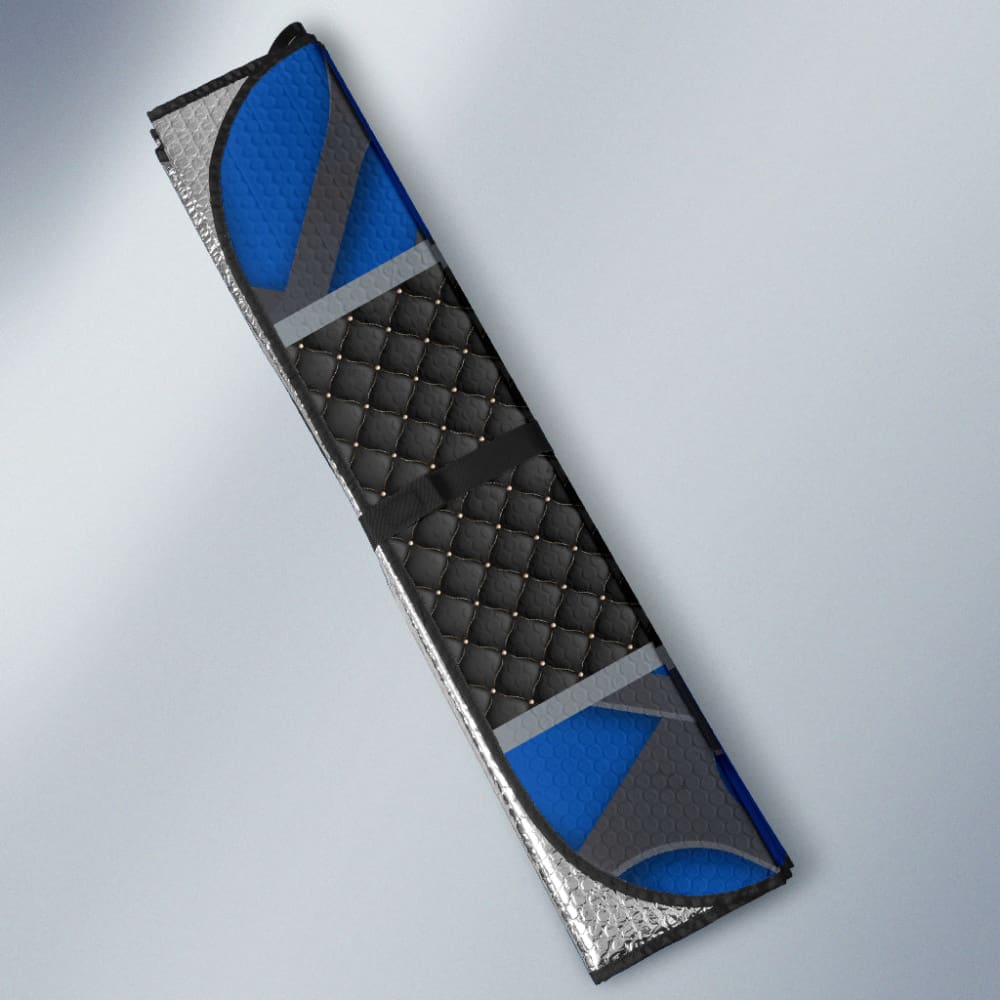 Amazing Volvo Black And Blue Themed Printed Car Auto Sun Shades