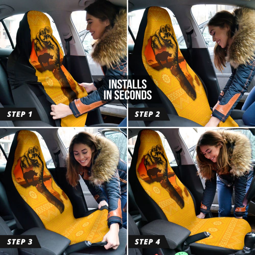 Amazing African Gift Ideas Africa Map Car Seat Covers