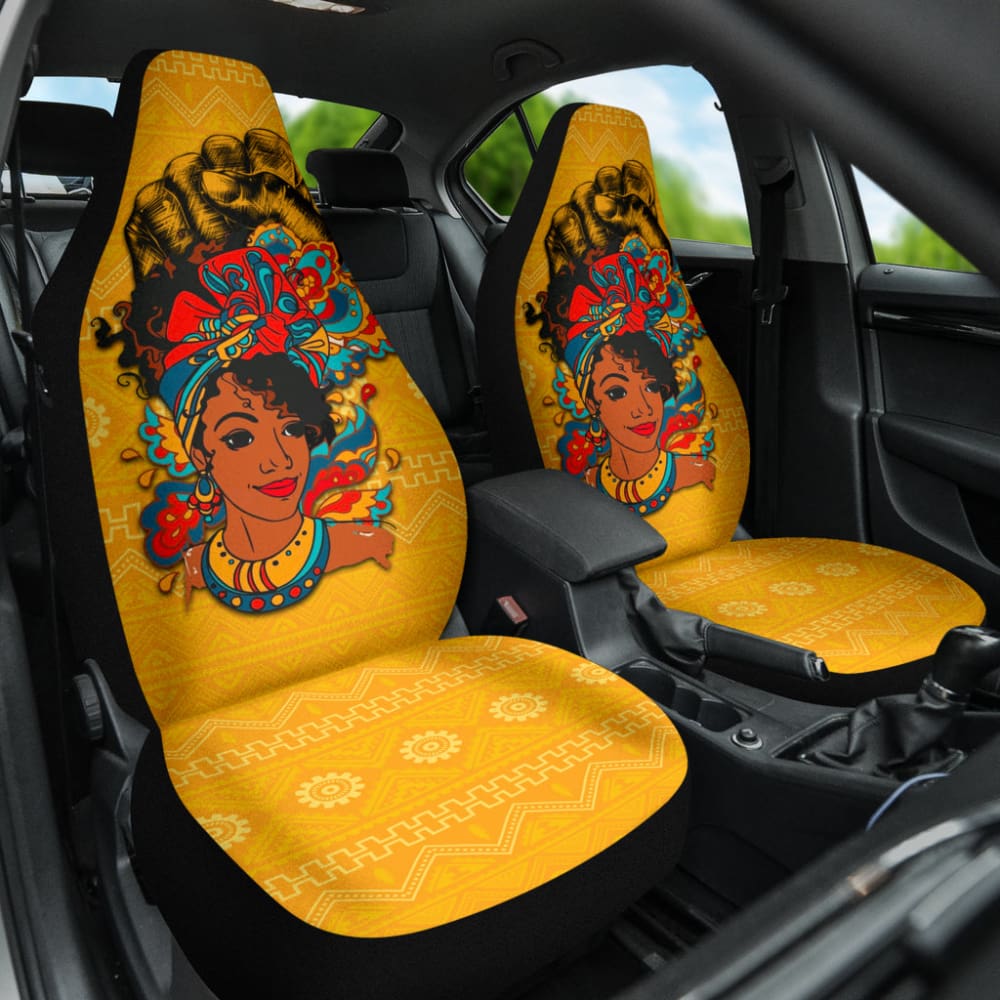 Amazing African Gift Ideas Black Women Power Car Seat Covers