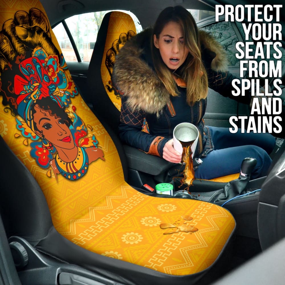Amazing African Gift Ideas Black Women Power Car Seat Covers