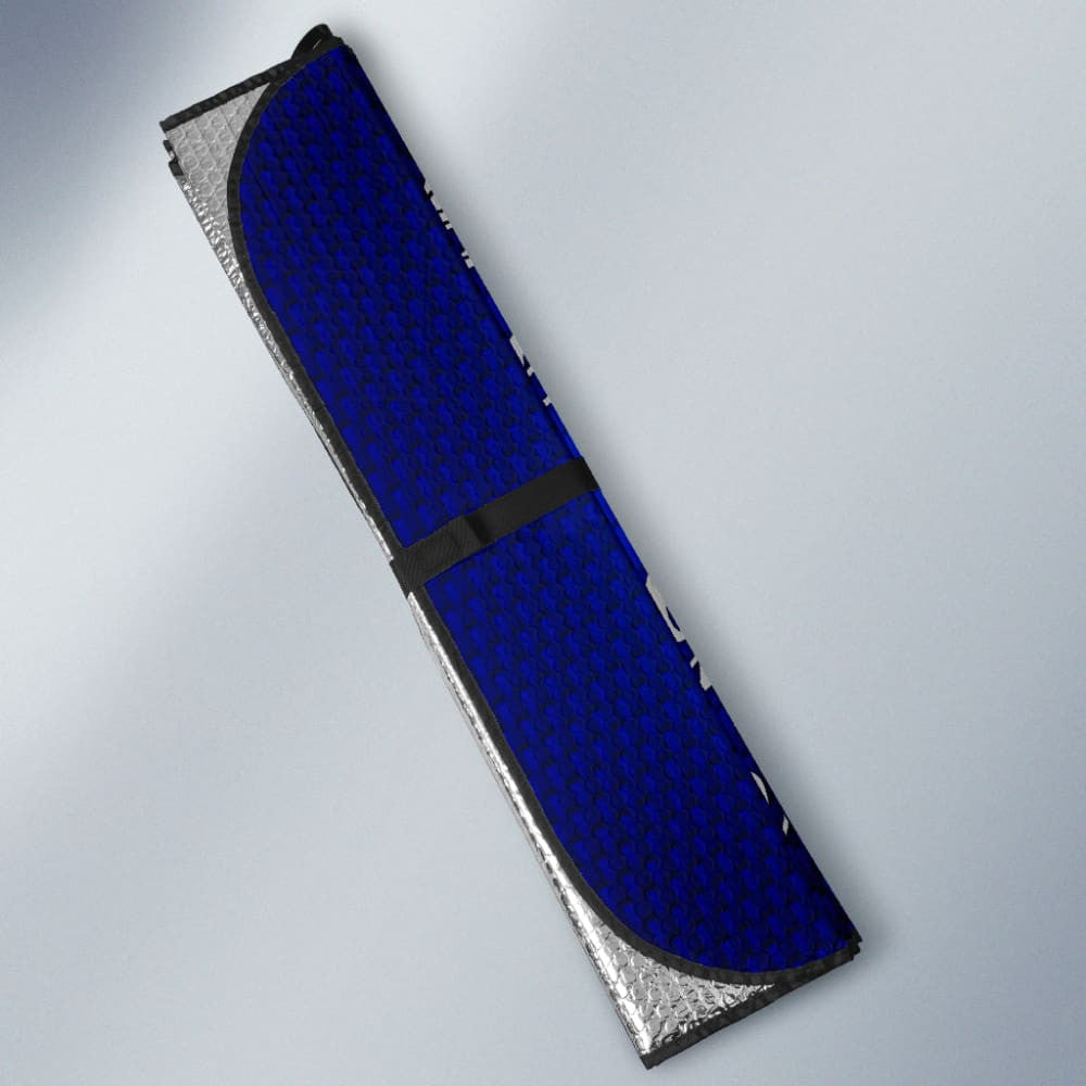 Proverbs Blue White She Is Clothed With Strength And Dignity Car Auto Sun Shades