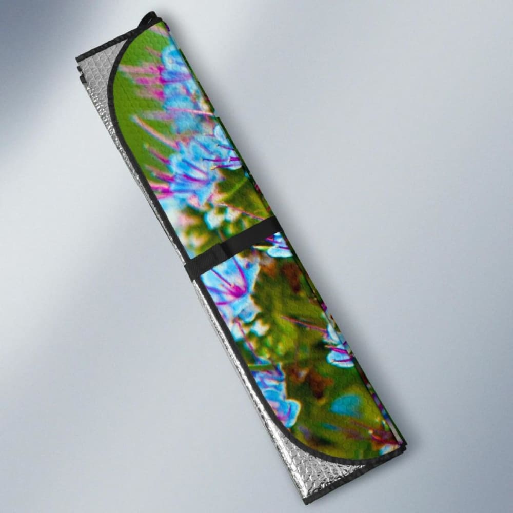 Hummingbird Flower Car Sun Shade