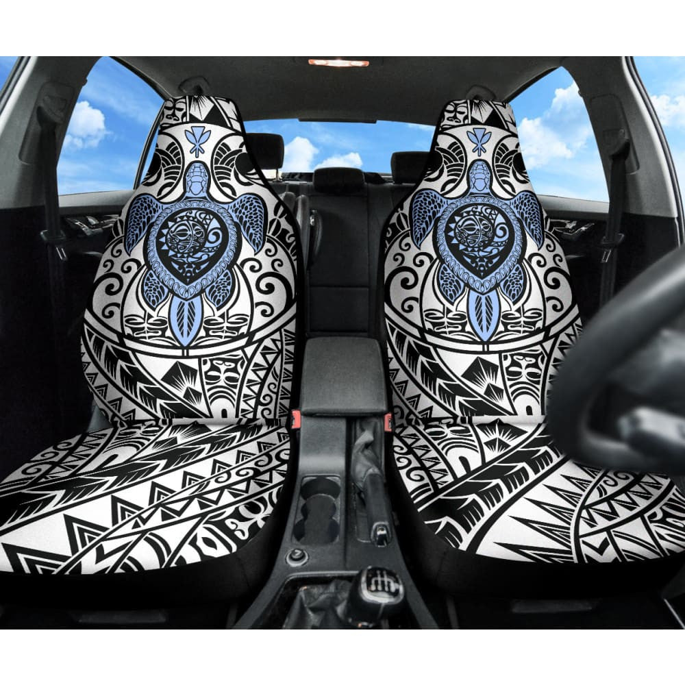 Gift Ideas Kanaka Maoli Hawaiian Polynesian Tattoo Turtle Car Seat Covers